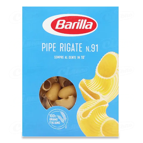 Макаронні вироби Barilla Pipe Rigate N91 500г