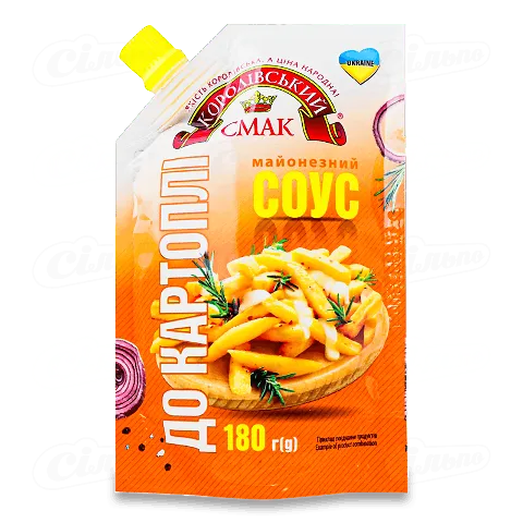 Соус Королівський смак До картоплі майонезний 30%, 180г