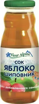Сок органічний Fleur Alpine ЯБЛОКО ШИПОВНИК 200мл