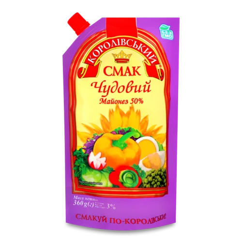 Майонез Вищого Ґатунку 50%, П/Пл 360г
