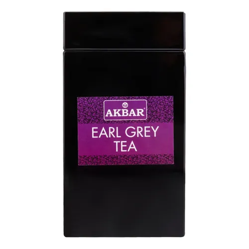 Чай чорний листовий з маслом бергамоту Earl Grey Akbar з/б 20х2г