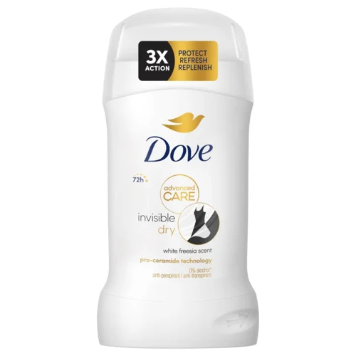 Антиперспірант твердий Dove Invisible Dry 40мл