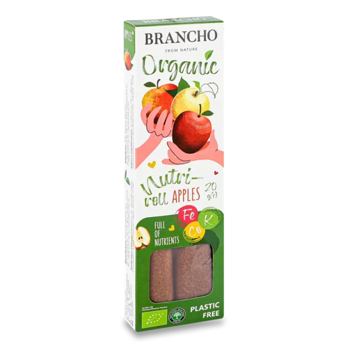Солодощі Роли Плодово-Ягідні Яблуко, Вищого Ґатунку, Картонна Упаковка, 20г