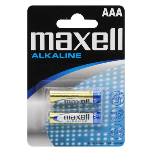 Батарейка Maxell alkaline LR03 AAA 2шт