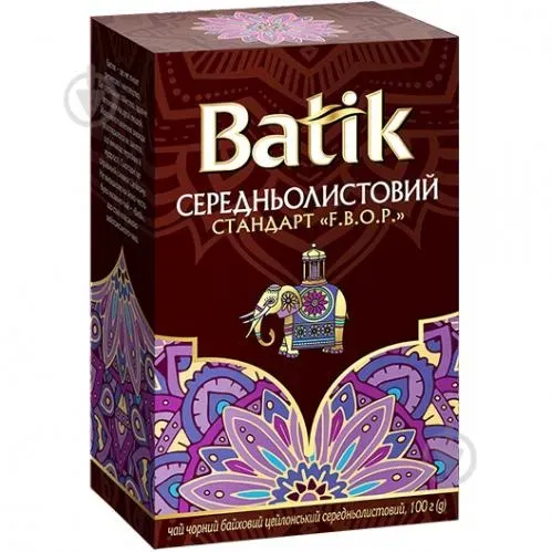 Чай Batik FВОР середній листок, 100г