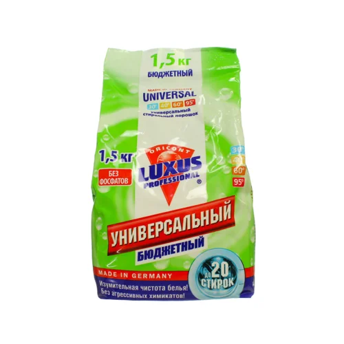 Пральний Порошок Універсальний Luxus Professional, Бюджетний, 1.5кг