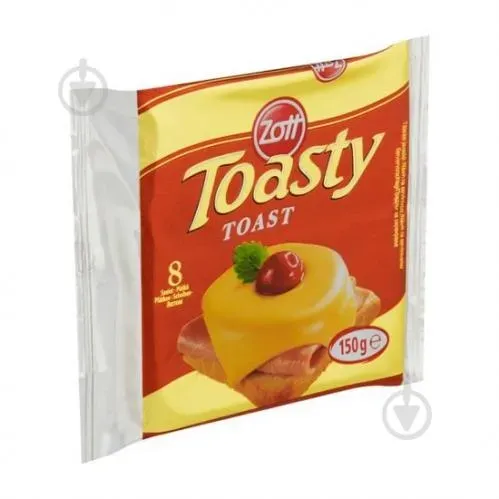 Сир плавлений Zott Toasty тостерний 45%, 150г