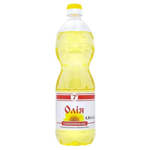 Олія соняшникова Семерка рафінована 850мл