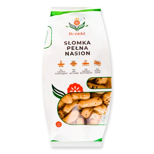 Соломка Листкова З Насінням Brzеsc, в/ґ, 100г