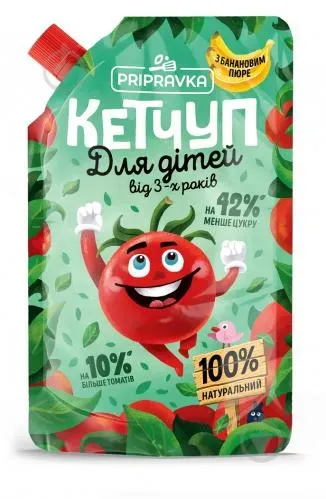 Кетчуп для дітей з банановим пюре д/п 200г