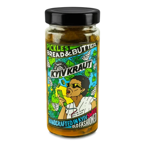 Огірки Мариновані Bread&Butter Kyivkraut, с/б 330г
