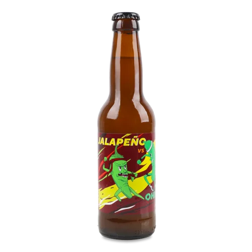 Пиво Нефільтроване Непастеризоване Jalapeno Vs Ohirok Sour Red Cat Brewery, 0.33л, 3.8%