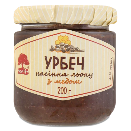 Паста З Насіння Льону З Медом Урбеч, с/б 200г