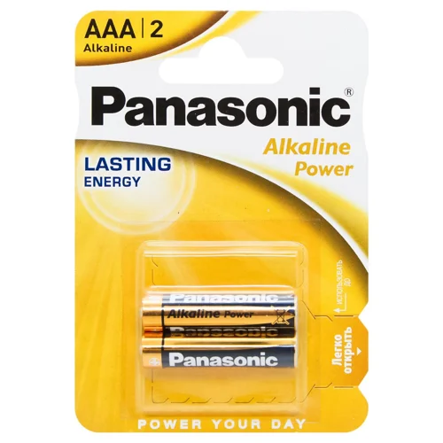Батарейки Panasonic LR03 Alkaline Power ААА 2шт