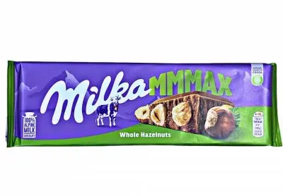 Шоколад Milka з цілими лісовими горіхами 270г