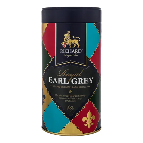 Чай чорний байховий Royal Earl Grey Richard з/б 80г