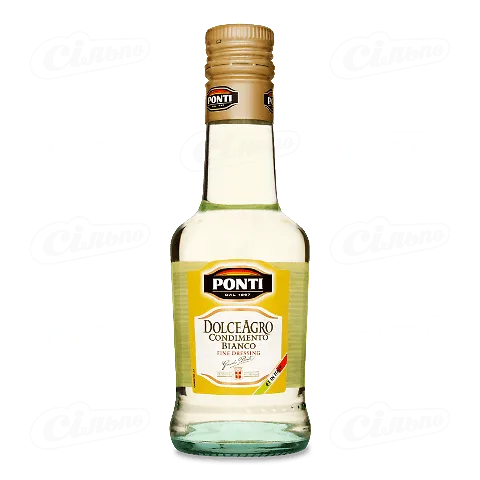 Дресінг Ponti бальзамічний з білого вина, 250мл