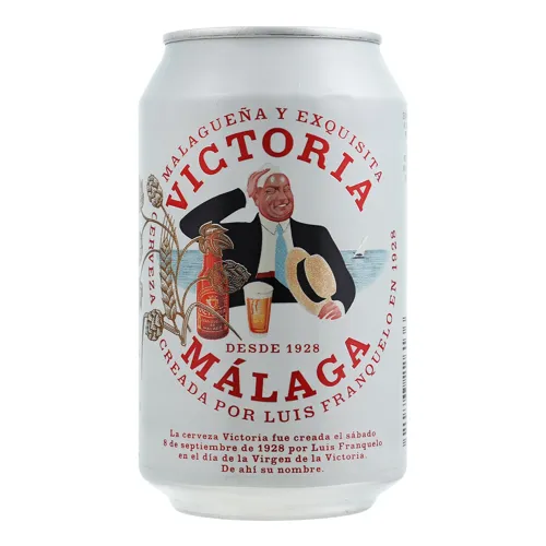 Пиво VICTORIA MALAGA світле 4,8% 0,33л ж/б
