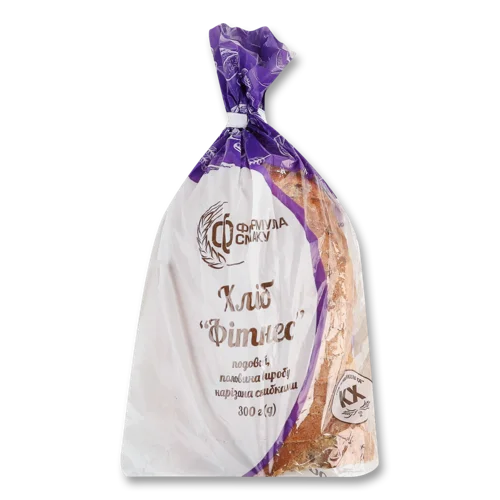 Хліб Подовий Вищого Ґатунку В Нарізці Фітнес Формула Смаку, 300г