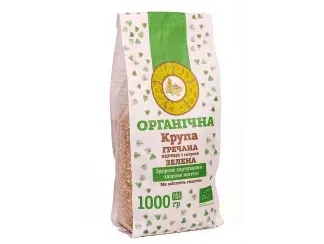 Крупа гречана ядриця органічна зелена