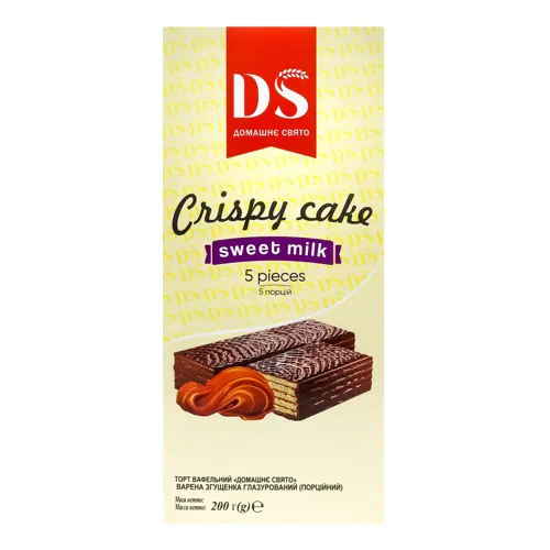 Торт вафельний глазурований Варена згущенка Crispy cake Домашнє Свято