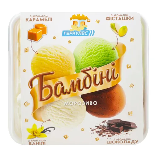 Морозиво 12% Бамбіні Геркулес 500г