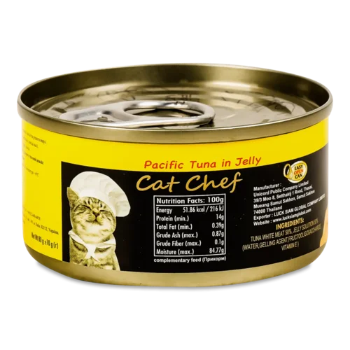 Корм для котів Cat Chef тихоокеанський тунець у желе
