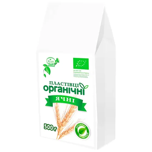 Пластівці Козуб продукт ячні органічні 500г