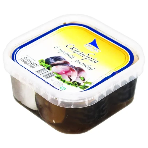 Скумбрія Добра Риба шматочки пряного посолу 500г