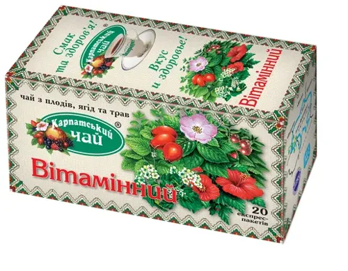 Чай Карпатський чай Вітаміний, 20*1,5г