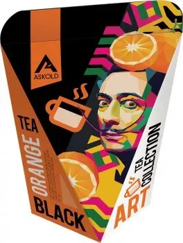 Чай чорний з цедрою апельсина і лепестками сафлора Askold Art Tea Orange Black tea 65г
