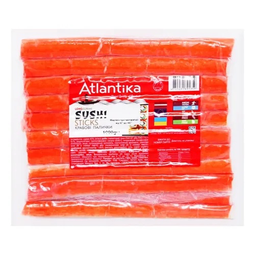 Крабові палички Atlantika для суші 1кг