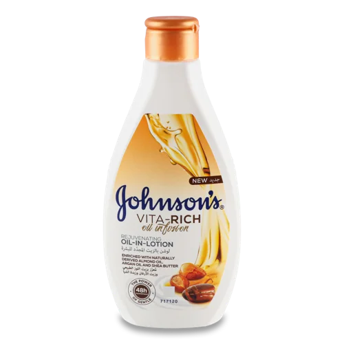 Лосьйон Для Тіла Живильний З Оліями Мигдалю Та Ши Oil Infusion Vita-Rich Johnson's, 250мл