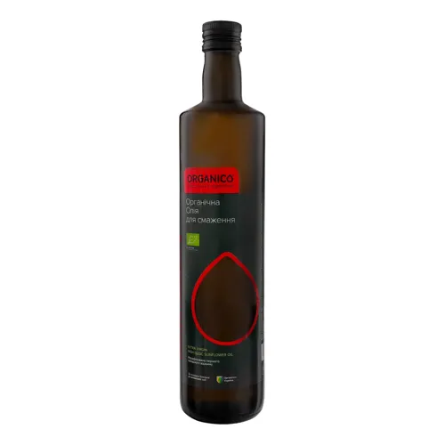 Олія соняшникова органічна нерафінована для смаження Extra Virgin Organico
