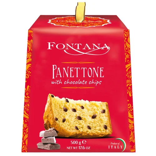 Панетоне Fontana Dolce delle Feste з шоколадними шматочками 500г