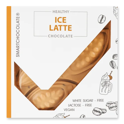 Шоколад Ice Latte SmartChocolate, Вищого Ґатунку, Картонна Упаковка, 70г