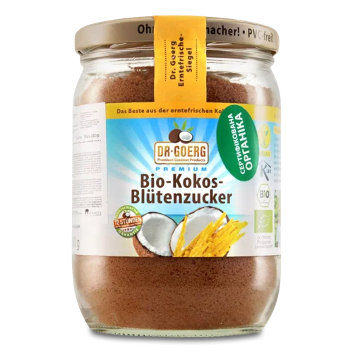 Цукор Органічний Dr.Goers З Кокосового Цвіту, 280г х6