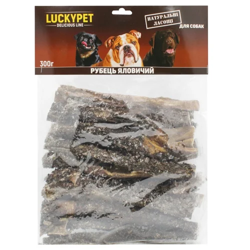 Ласощі для собак Lucky Pet Рубець яловичий 300г