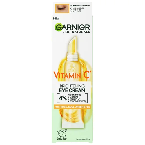Крем навколо очей Garnier Skin Naturals з вітаміном С для тьмяної шкіри 15мл