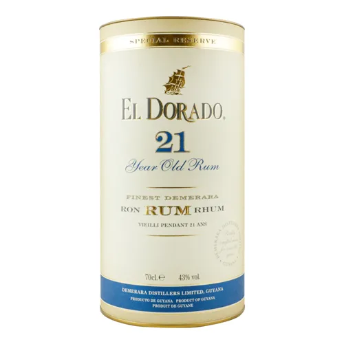 Ром El Dorado 21 років в тубусі