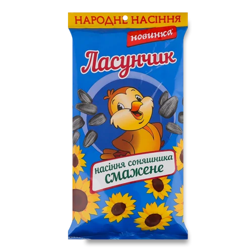 Насіння Соняшника Смажене В/ґ Ласунчик, М/у 140г