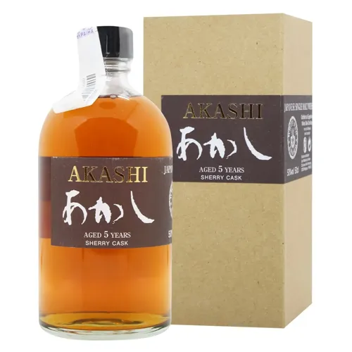 Віскі Akashi Sherry Cask 5 років 50% 0,5л
