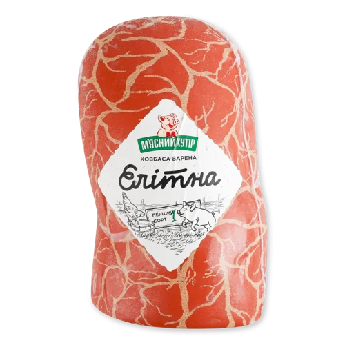Ковбаса Варена З М'ясом Птиці Елітна М'ясний Хутір, кг