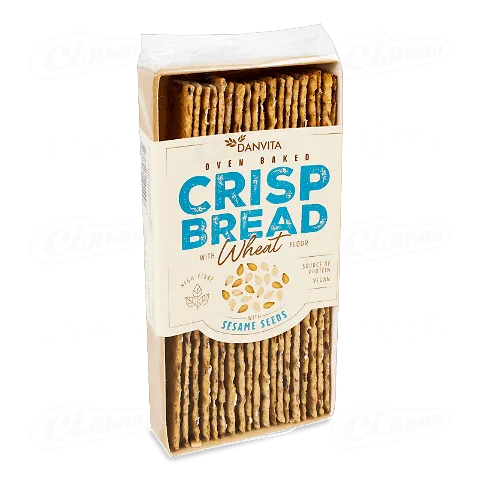 Хлібці Danvita хрусткі з кунжутом, 130г