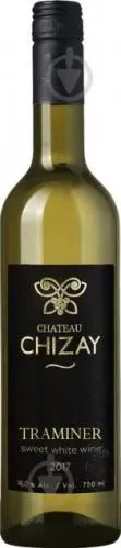 Вино Chateau Chizay Трамінер біле солодке десертне 16% 0,75л