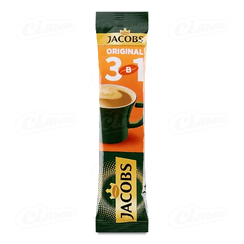 Напій кавовий «Jacobs Original» 3 в 1, 12г