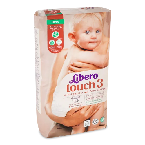 Дитячі Трусики-Підгузники Touch Libero 5-9 кг, 36 шт, в/ґ