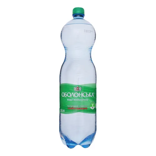 Вода мінеральна слабогазована Оболонська 1.5л