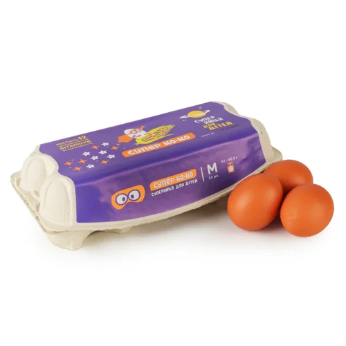 Яйця Курячі Для Дітей С1 Супер Ко-Ко, Картонна Упаковка, 10шт