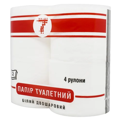 Туалетний папір 7 2-шаровий 4шт